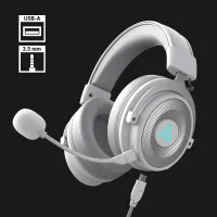 EKSA E900 Pro White 7.1 Virtual Surround Sound Gaming Headset